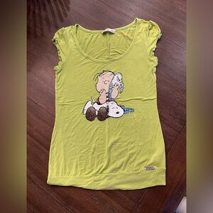 Liu Jo Green Graphic Tank Top